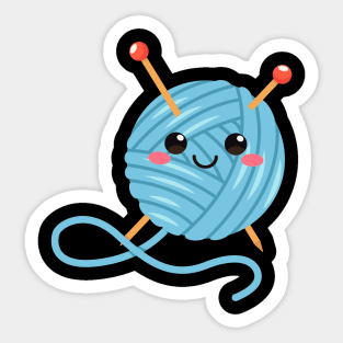 Kawaii Crocheting | Kawaii Knitting Sticker